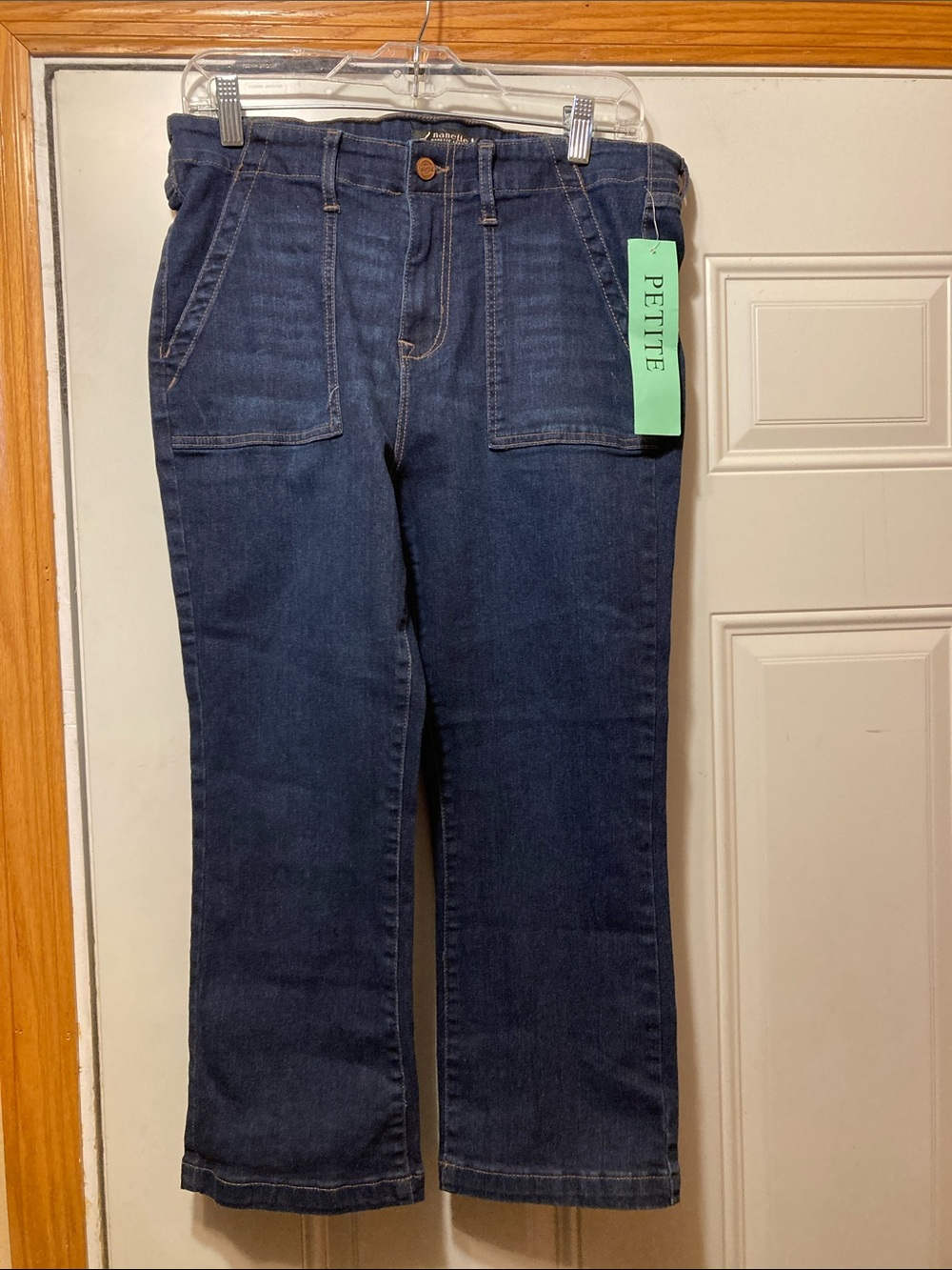 Nanette Lepore Dark Blue‎ Petite Capris 12PNWT